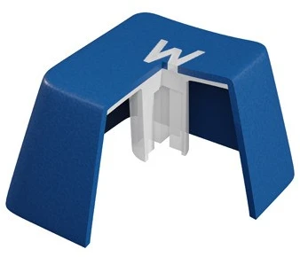 Klaviatūra Genesis Lead 300 tamsiai mėlyna Double Shot Keycaps