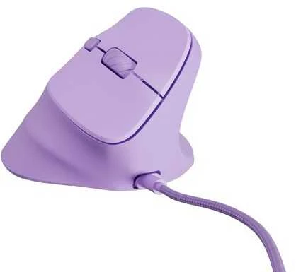 Vertikali pelė Natec Crake 2 su laidu violetinė