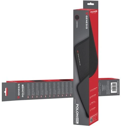 Genesis | Pelės kilimėlis | Polon 200 XL | Mouse pad | 500 x 400 mm | Juodas