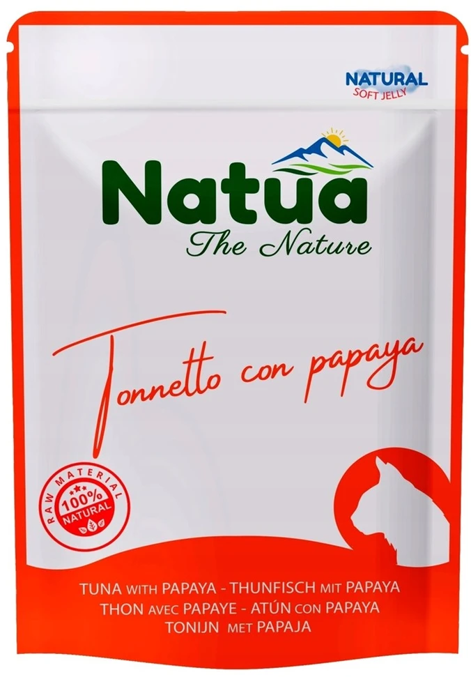 Natua Natural tuńczyk su papają mokra karma katei 70g