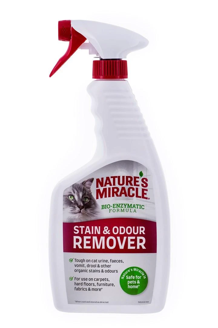 Valiklis kačių dėmėms ir kvapams šalinti Nature's Miracle Stain&Odour REMOVER CAT, 709ml