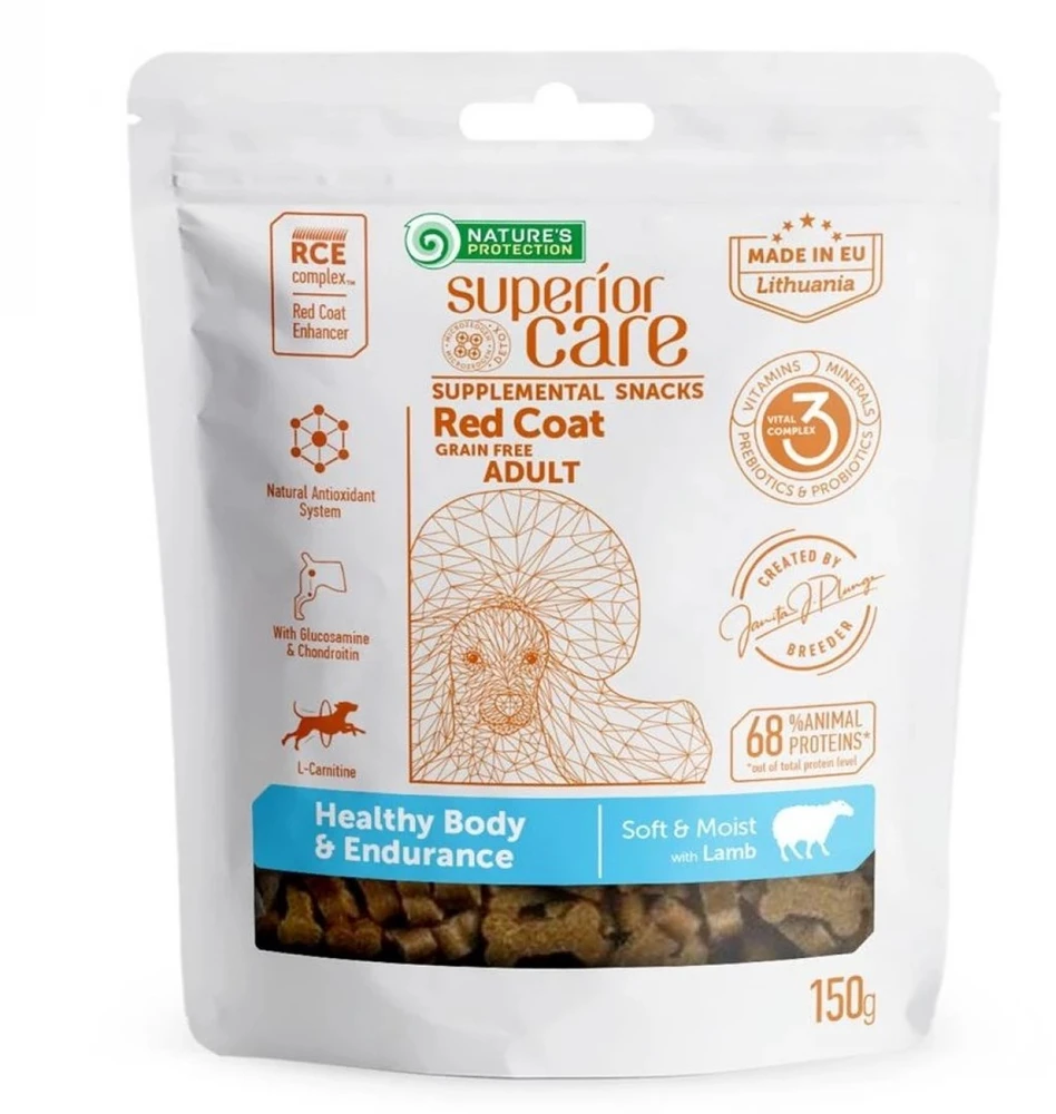 Gyvūnų maistas - NATURE'S PROTECTION Sveikas kūnas ir ištvermė, aviena 150g