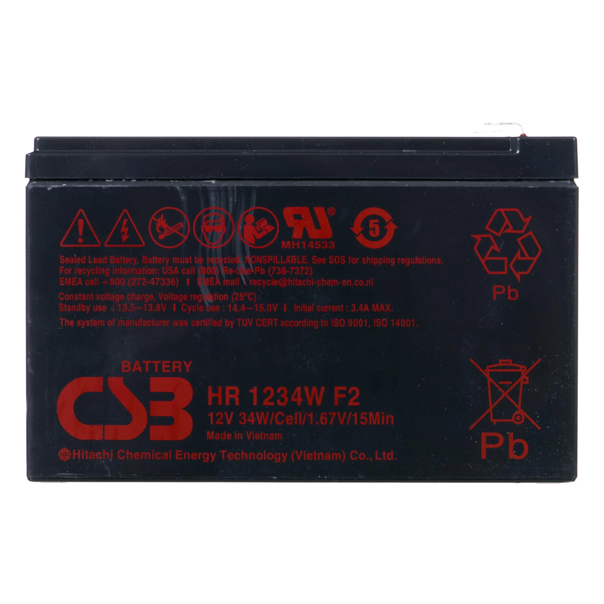 CSB HR1234W F2 CSB baterija HR1234W F2 12V/9Ah