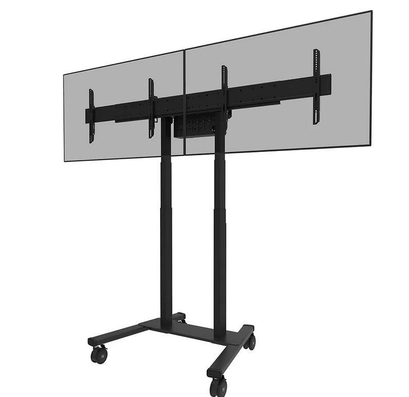 Laikiklis NEOMOUNTS BY NEWSTAR DUAL SCREEN ADAPTER FOR WL55/FL55-875BL1, FROM 42" UP TO 65" VESA 800X400, 50 KG. PER DISPLAY