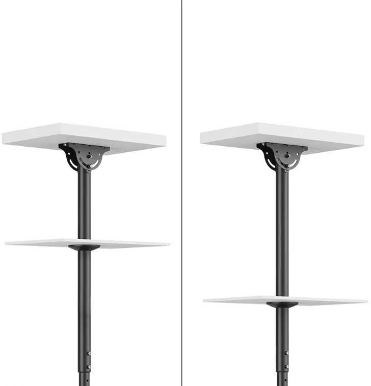 Laikiklis NEOMOUNTS NUGAL Į ATGAL EKRANO LUBŲ MONTAVIMAS (AUGŠIS: 106-156 CM) Juodas