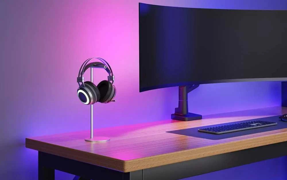 Ausinės NEOMOUNTS HEADPHONE STAND, ALUMINUM