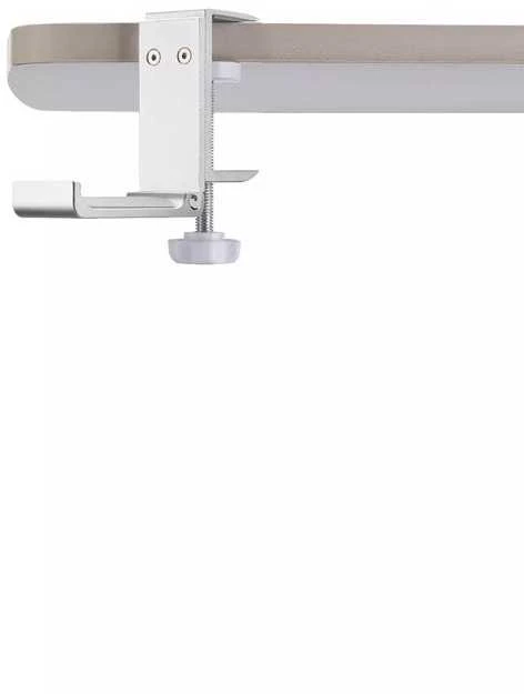 NEOMOUNTS HEADPHONE HOLDER, CLAMP MOUNTED, ALUMINUM
