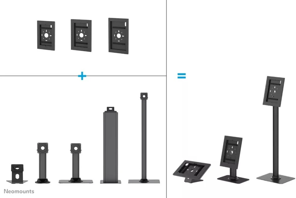 Dėklas na tablet Neomounts Neomounts WL15-601BL1 obudowa do tabletu Juodas 27,9 cm (11'')