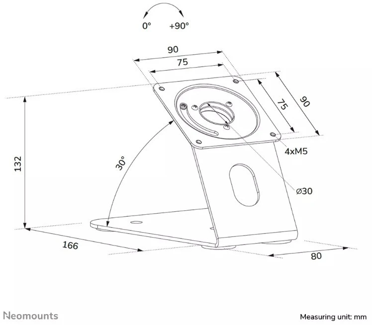 Stojak Neomounts Planšetė Stand For (DS15-629BL1)
