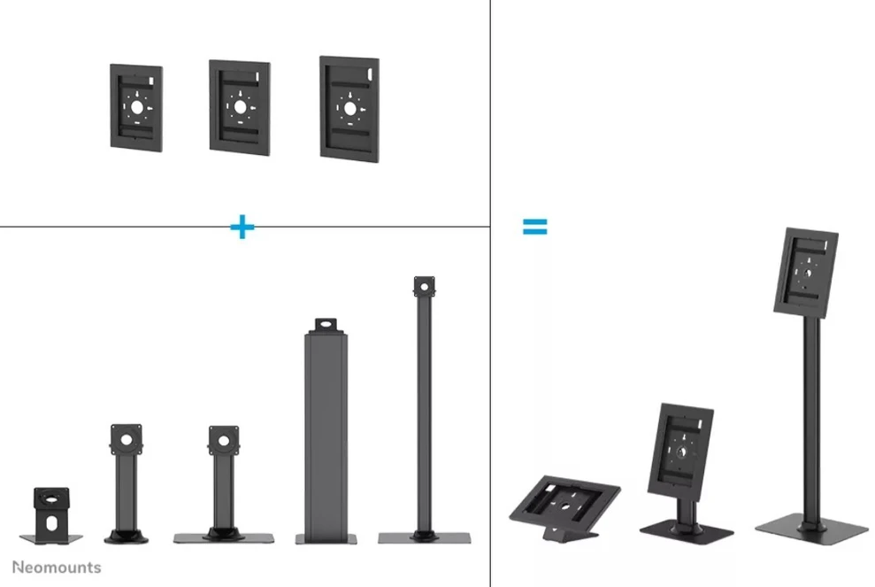 Laikiklis Neomounts Floor stand | Tilt, Rotate | FL15-627BL1 | Maximum weight (capacity) 3kg | Juodas