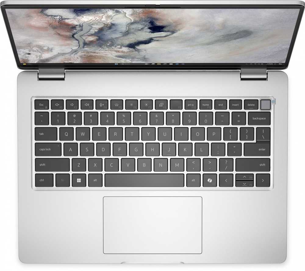 Nešiojamas kompiuteris Dell Pro 14 pc14250 w11p u7 255i/32gb/512gb/14.0 fhd+/int/fgrpr/fhd/ircam/mic/wlan+bt/bcklkb/3c/3yps platinum