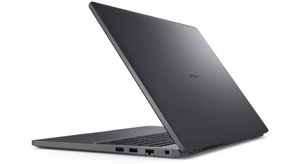 Nešiojamas kompiuteris Dell Pro 16 pc16250 w11p c7 150i/16gb/512gb cl25/fgrpr/fhd ir kamera bei mikrofonas/wlan+bt/16.0 fhd+/bcklkb/3c/3yps magnetito spalvos, tekstūruota apdaila