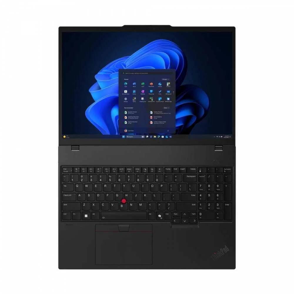 Lenovo ThinkPad T16 Gen 4 (Intel) Intel Core Ultra 7 255U Nešiojamas kompiuteris 40.6 cm (16") WUXGA 16 GB DDR5-SDRAM 512 GB SSD Wi-Fi 6E (802.11ax) Windows 11 Pro English Juodas