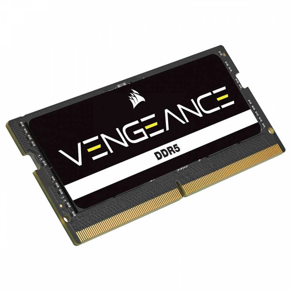 Nešiojamo kompiuterio atmintis Corsair Atmintis ddr5 vengeance 32gb/4800 (2*16) cl40 sodimm, juoda