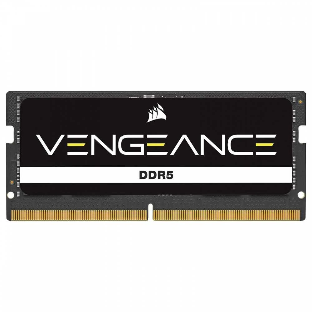 Nešiojamo kompiuterio atmintis Corsair Atmintis ddr5 vengeance 32gb/4800 (2*16) cl40 sodimm, juoda