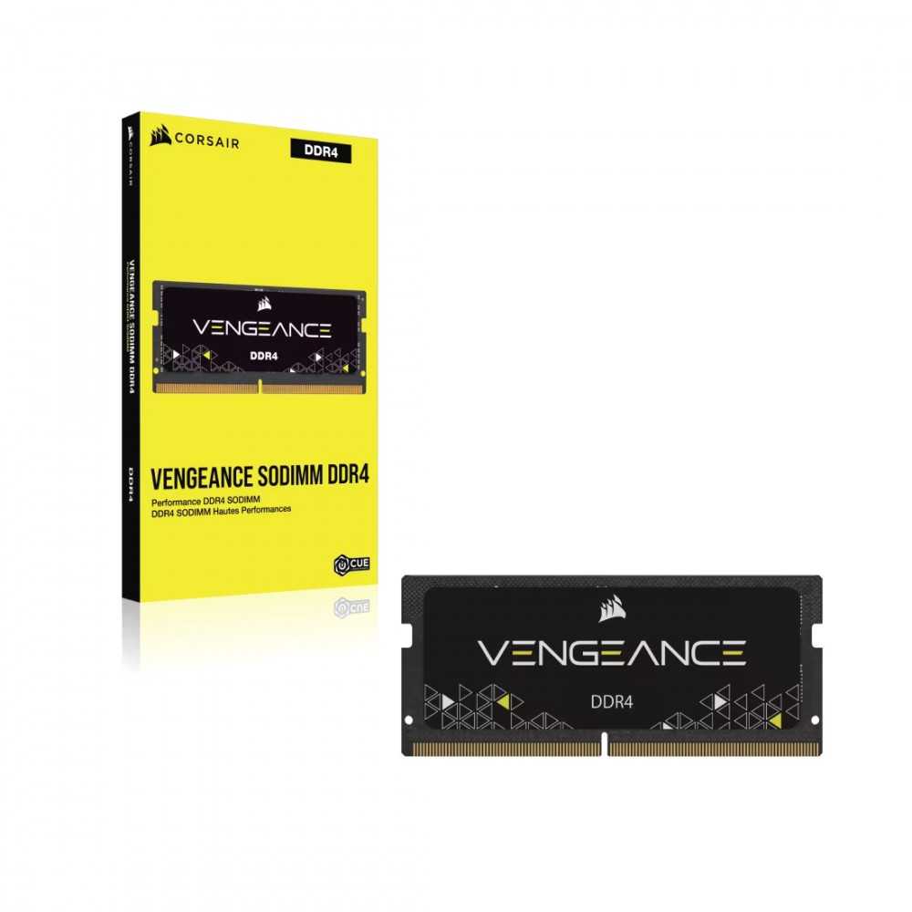 Nešiojamo kompiuterio atmintis Corsair Atmintis ddr4 vengeance 16gb/3200mcd (1x16gb) cl22 sodimm