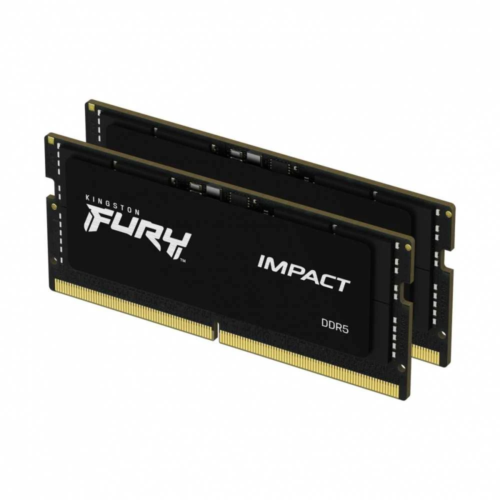 Nešiojamo kompiuterio atmintis Kingston Atmintis ddr5 sodimm fury impact 32gb (2*16gb)/5600 cl40