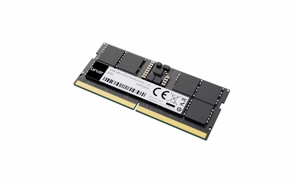 Nešiojamo kompiuterio atmintis Lexar Atmintis do notebooka ddr5 sodimm 16gb(1*16gb)/4800 cl40