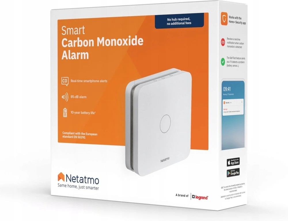 „Netatmo nco“ anglies monoksido jutiklis