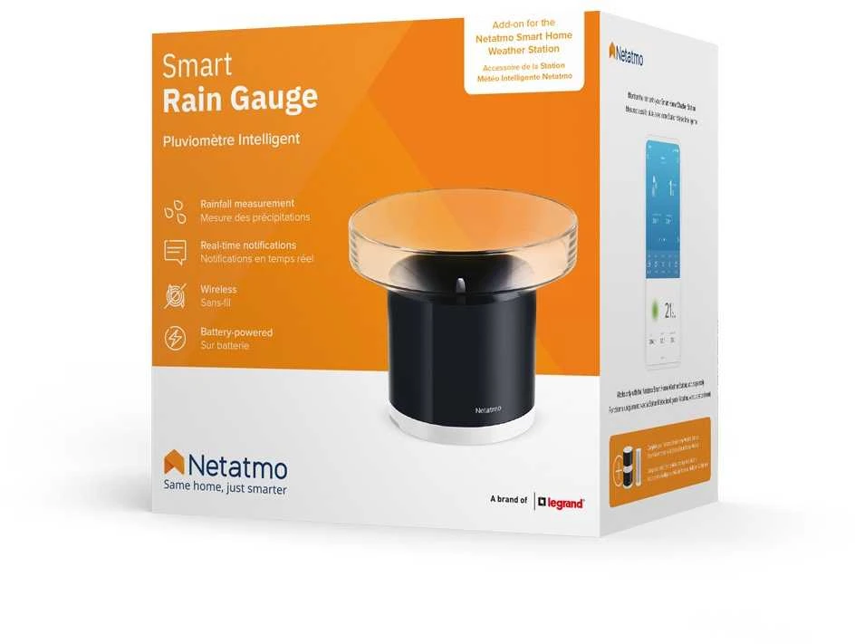 „Netatmo nrg“ išmanusis lietaus matuoklis