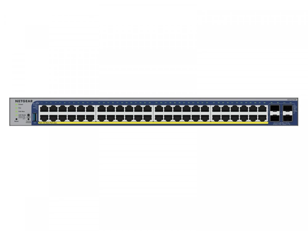 Šakotuvas Netgear 52-PORT 1G SMART POE SWITCH - 640W POE++ 4X 10G SFP+ PORTS
