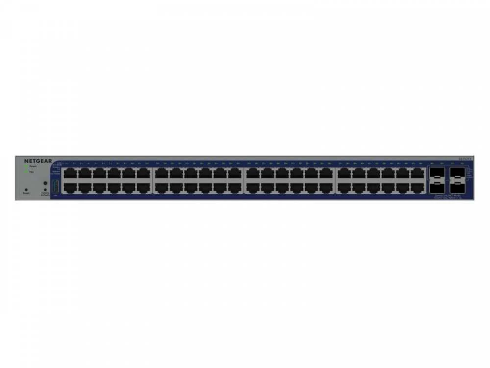 Šakotuvas „Netgear“ komutatorius GS752TXv3 52p valdomas gigabito/10G