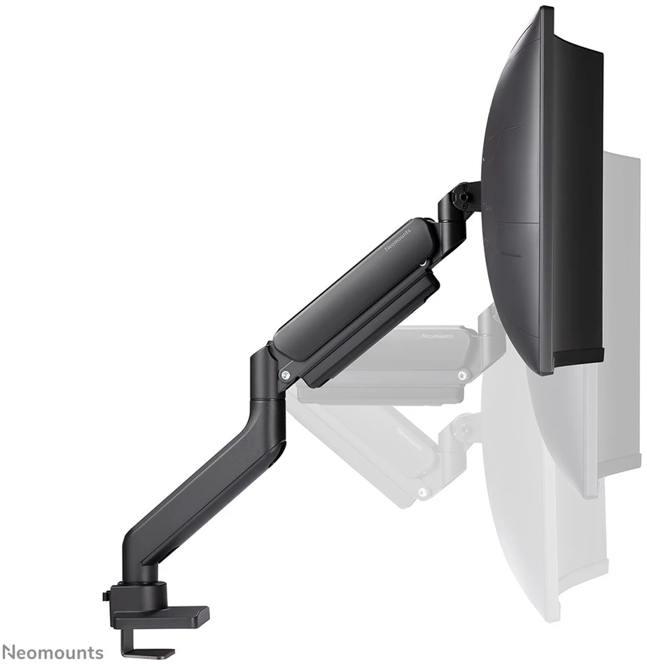 Laikiklis NEOMOUNTS STALO MOUNT, 1 YPAČ PLATUS LENKAS EKRANAS (TOPFIX CLAMP & GROMMET)
