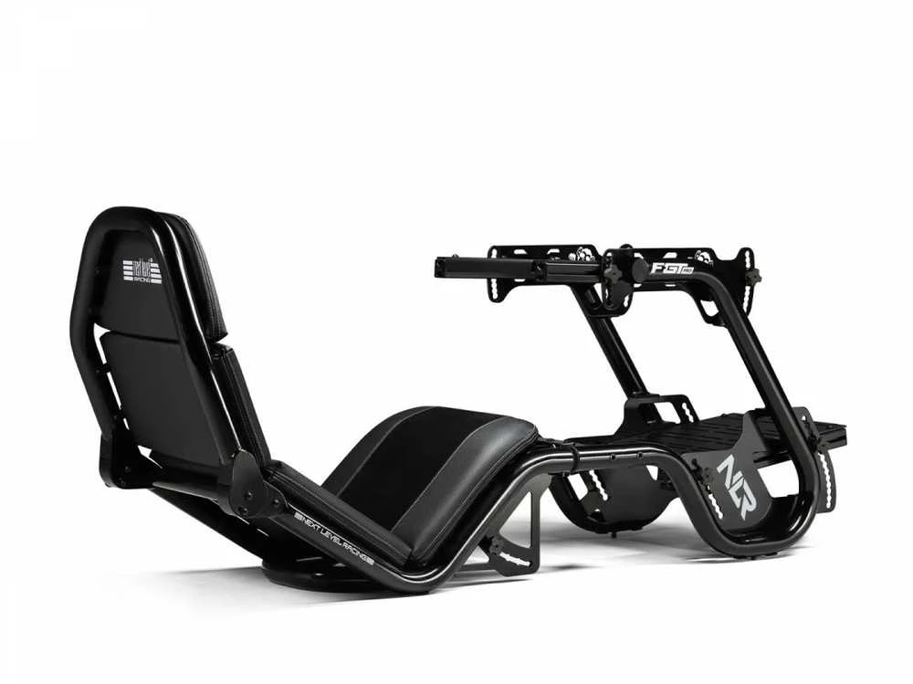 Next Level Racing Naujo lygio lenktynės | F-GT Pro Formula ir GT Pilkas leidimas | Lenktynių simuliatoriaus kabina | Plienas | Pilkas