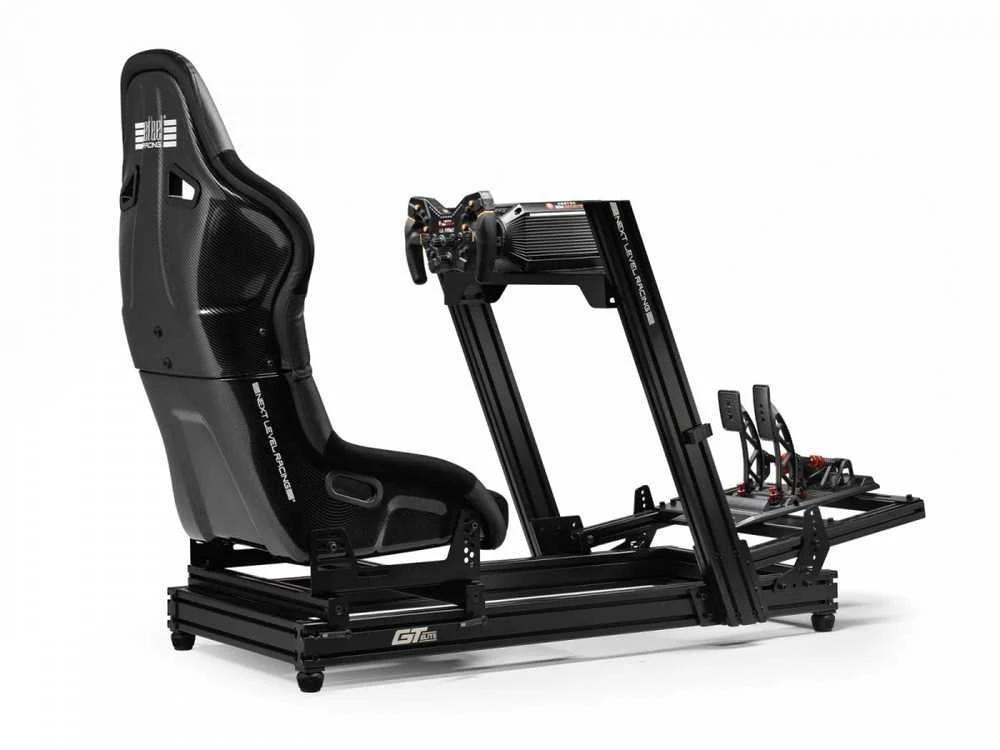 Next Level Racing ES2 Elite sim racing seat, carbon – juodos spalvos