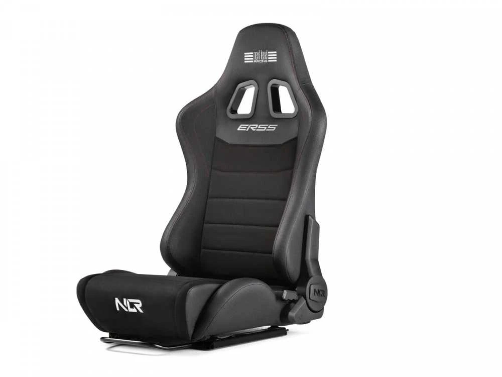 „Next Level Racing“ | ERS5 Elite PU odos ir zomšos leidimas | Atlošiama sėdynė | PU oda ir zomša | Juodas