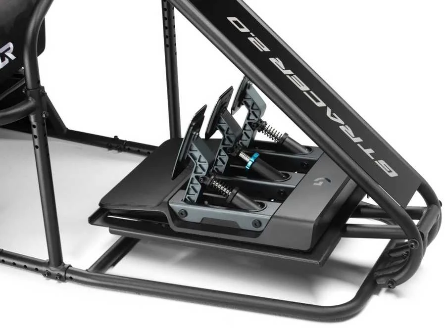 Next Level Racing Naujo lygio lenktynės | GTRacer 2.0 | Lenktynių simuliatoriaus kabina | Juodas