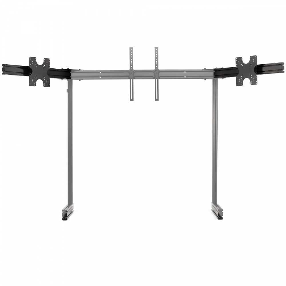 Laikiklis Next Level Racing Floor stand | Tilt | ELITE Free Standing Triple Add-On Monitorius Stand | 21-43 " | Juodas
