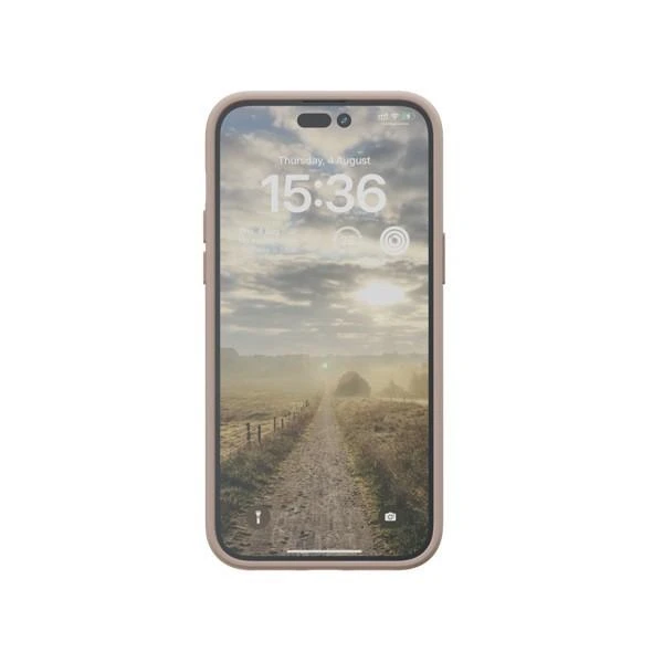 Njord „Just” dėklas skirtas iPhone 14 Pro max, rožinės spalvos Sand