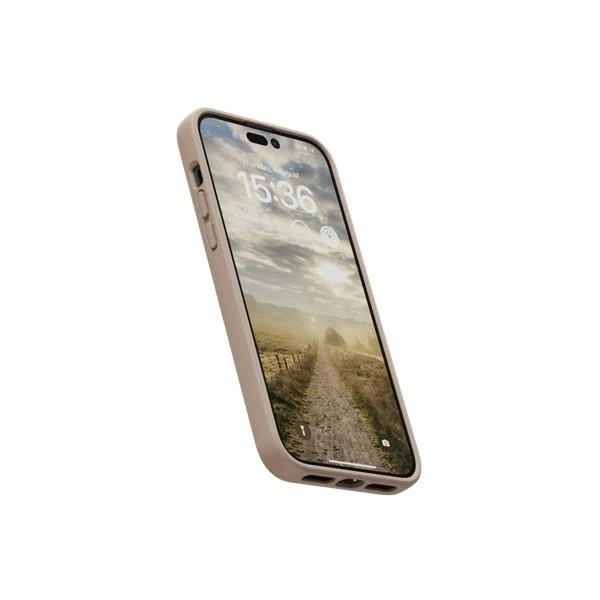 Njord „Just” dėklas skirtas iPhone 14 Pro max, rožinės spalvos Sand