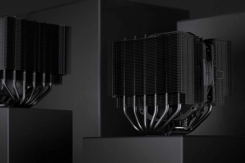 Noctua nh-d15s chromax.juodas kelių lizdų procesoriaus aušintuvas