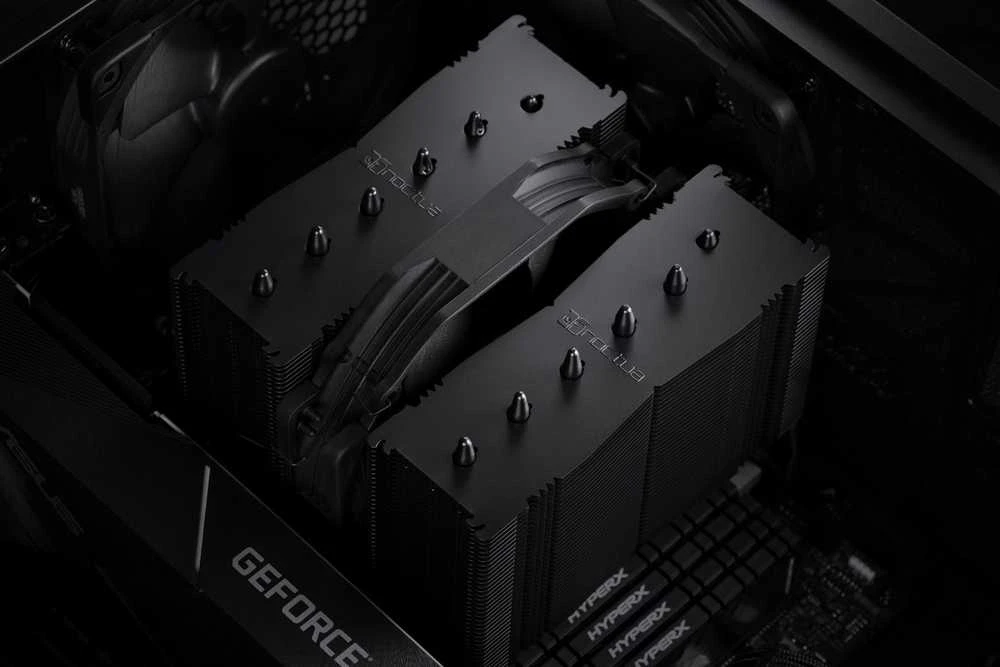 Noctua nh-d15s chromax.juodas kelių lizdų procesoriaus aušintuvas