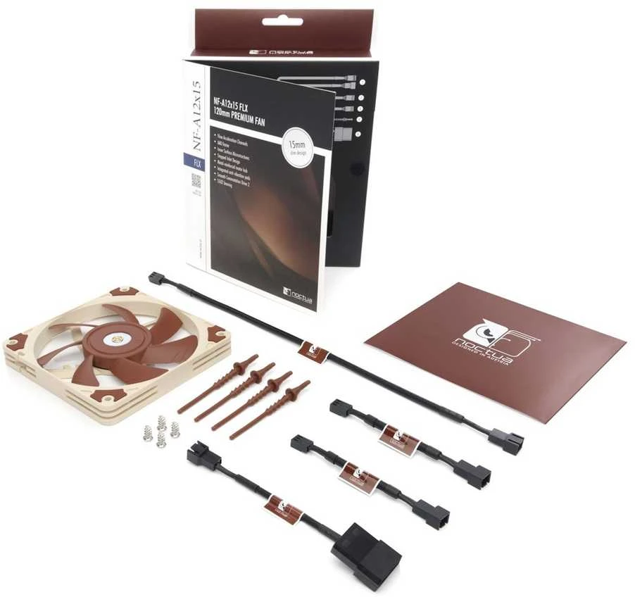 Noctua ventiliatorius nf-a12x15 flx 120x120x15 mm