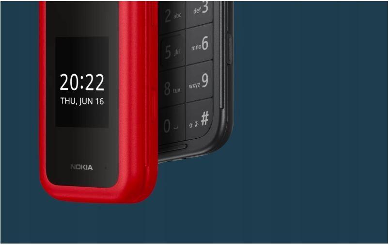 Mobilusis telefonas Nokia Rinkinys 2660 Flip 4G Dual Sim Raudona + Įkroviklis biurkowa