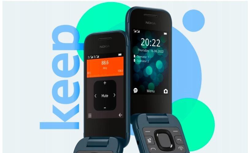 Mobilusis telefonas Nokia Rinkinys 2660 Flip 4G Dual Sim Raudona + Įkroviklis biurkowa