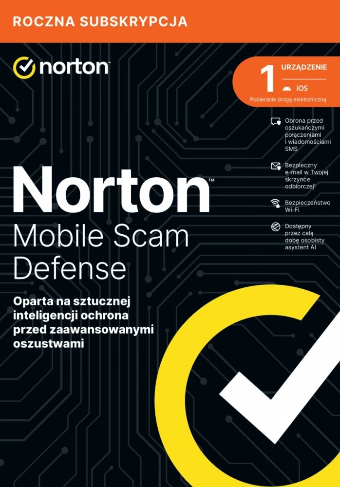 Norton Mobile Scam Defense PL 1 - desktop - licencja na rok
