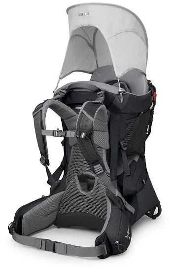 Osprey Poco™ Premium vaikiškas nešioklė turistinei nešioklei Juodas