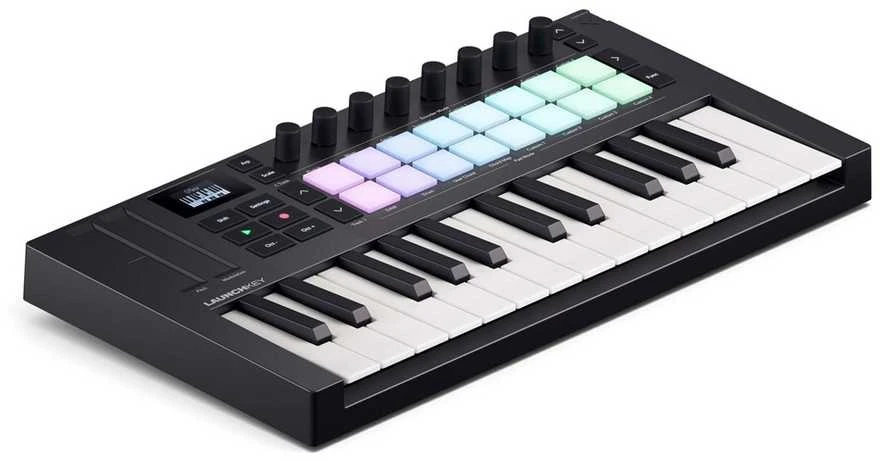 Novation Launchkey Mini 25 MK4 - MIDI klaviatūra, 25 klavišai