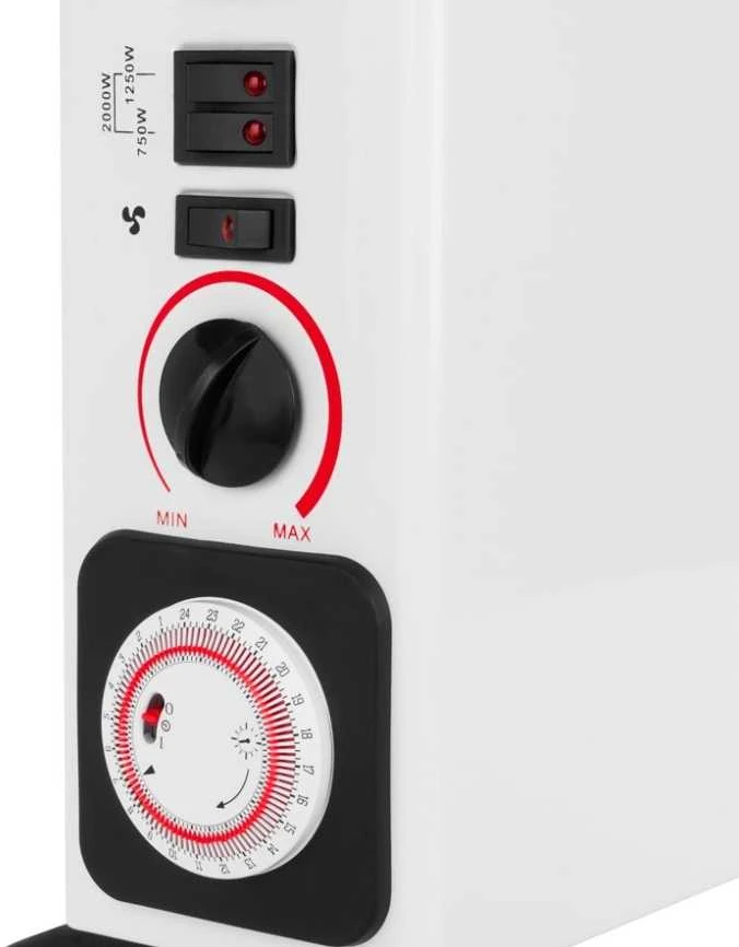 Šildytuvas konwektorowy noveen ch6000 timer turbo fan