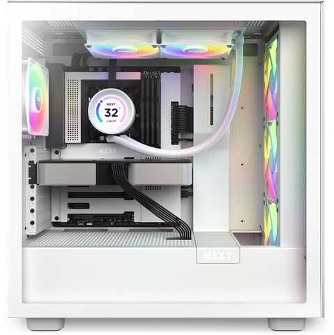 NZXT CPU vandens aušinimas Kraken Elite 240 RGB LCD Baltas
