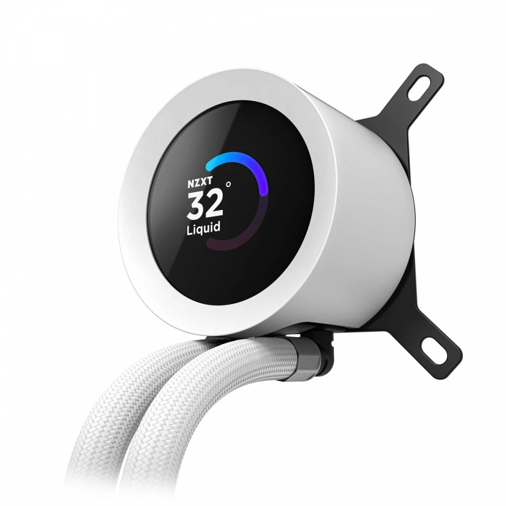 NZXT Kraken Plus 360 RGB AiO Vanduo Cooling – 360mm, baltas