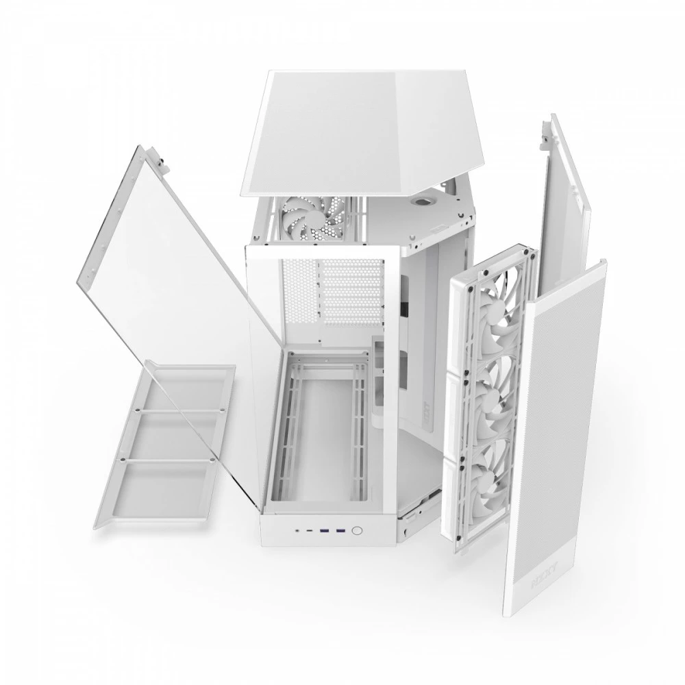 NZXT H9 Flow (2025) balta