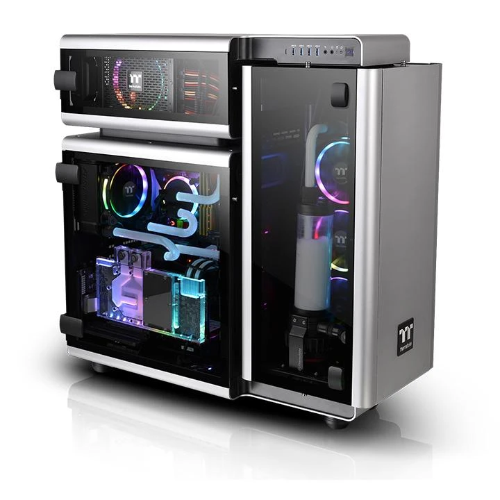 Korpusas Thermaltake LEVEL 20 RGB CA-1J9-00F9WN-00 (ATX, Extended ATX, Micro ATX, Mini ITX, pilka spalva)
