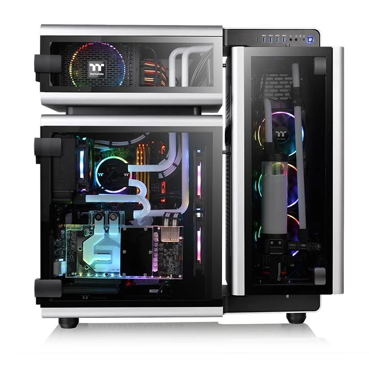 Korpusas Thermaltake LEVEL 20 RGB CA-1J9-00F9WN-00 (ATX, Extended ATX, Micro ATX, Mini ITX, pilka spalva)