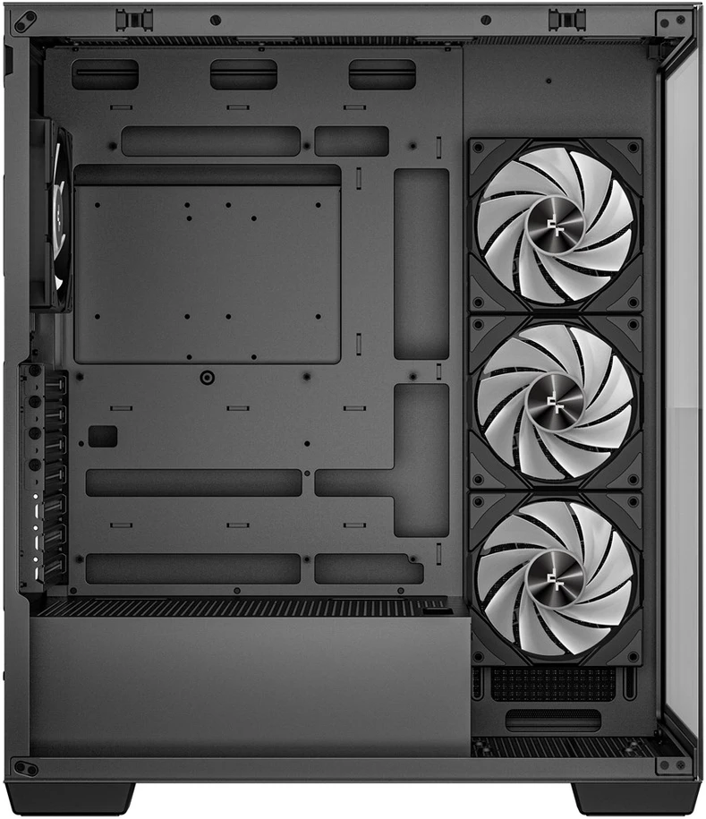 Kompiuterio korpusas Deepcool CG580 4F | Juodas | Mid tower