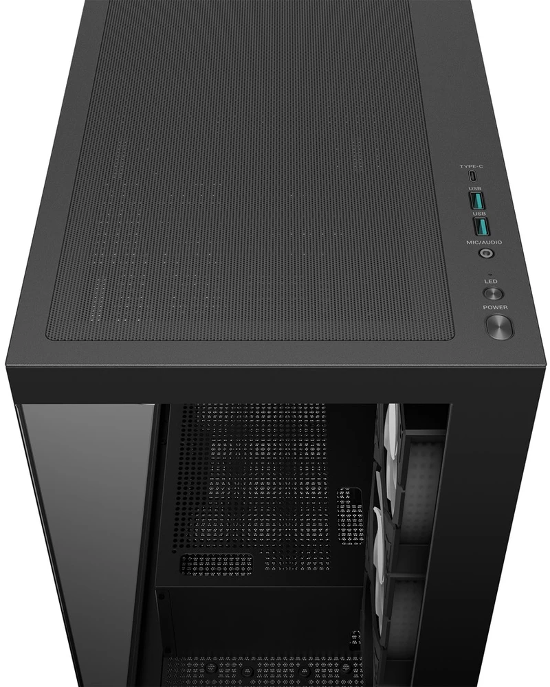 Kompiuterio korpusas Deepcool CG580 4F | Juodas | Mid tower